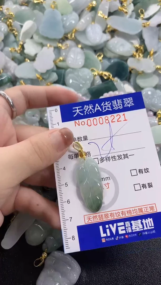 颈饰未镶嵌翡翠天然A货翡翠
