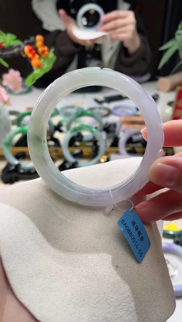 未镶嵌手镯翡翠11  翡翠手镯 56