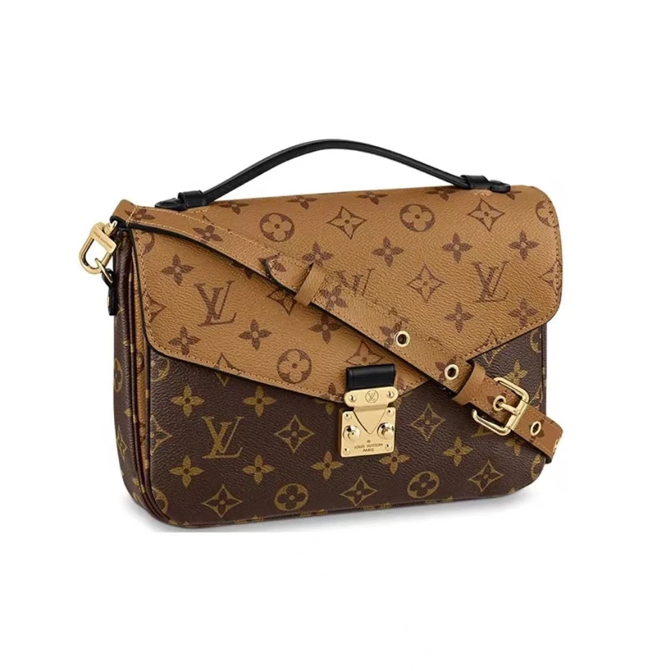 全新未使用 LouisVuitton/路易威登 Pochettemetis拼色邮差