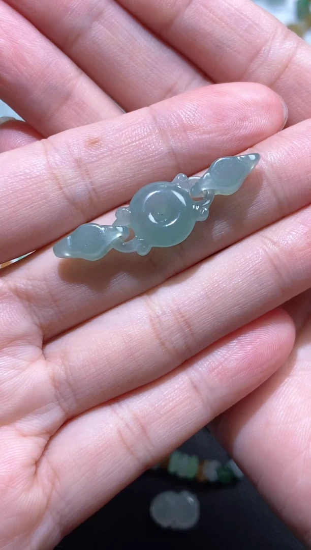 颈饰未镶嵌翡翠天然翡翠链条
