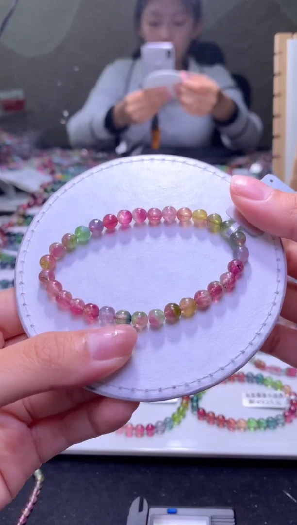 未镶嵌手串碧玺A66【天然碧玺】