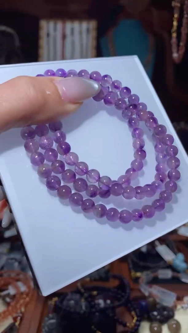 【闪购商品】水晶多圈手串未镶嵌超七