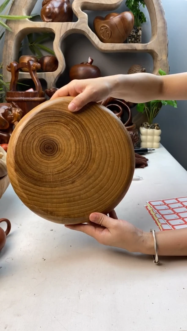 香樟木A25微瑕小圆盘/尺寸