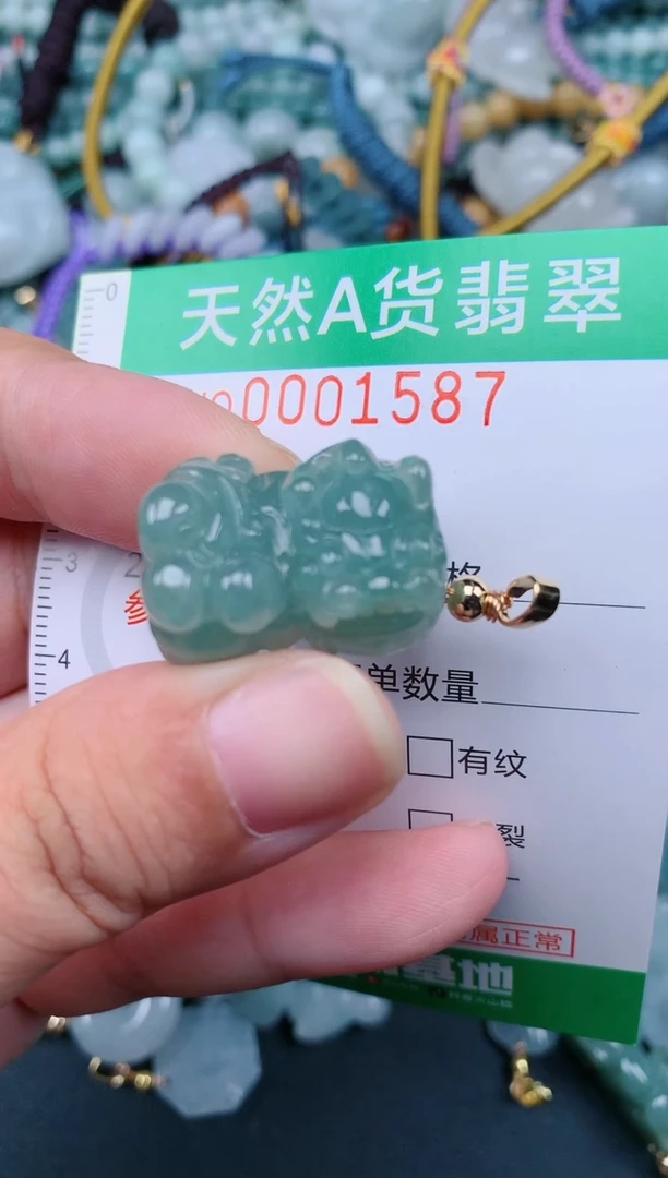 翡翠未镶嵌颈饰.0001587