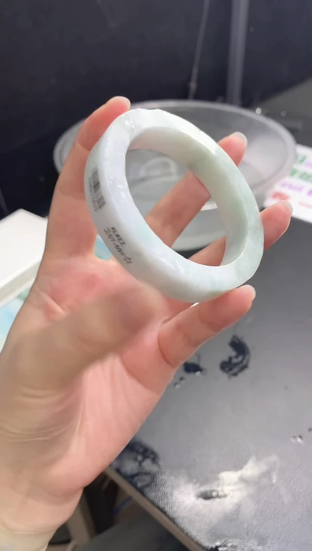 【闪购商品】定制翡翠手镯未镶嵌3 56-59正
