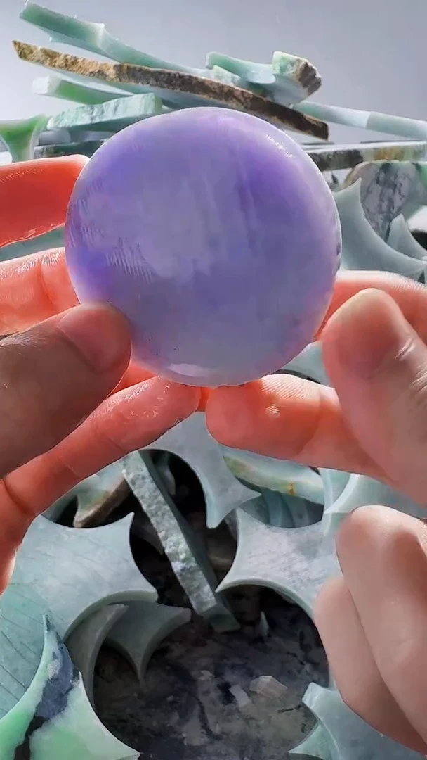 裸石翡翠缅甸翡翠A货文874