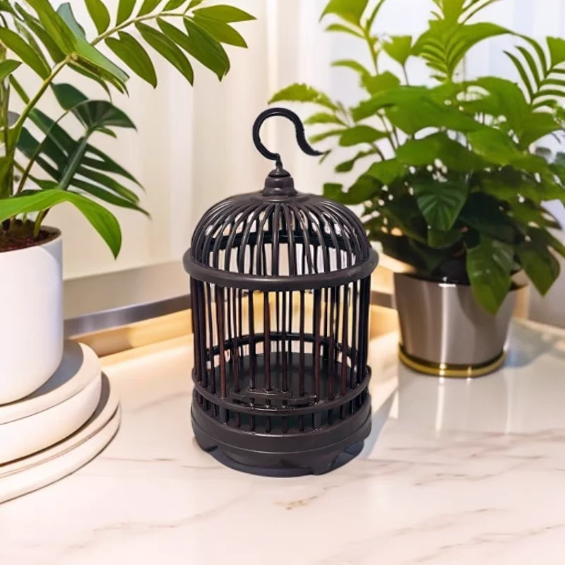 新款手工竹制圆形塑料高档精品蝈蝈蛐蛐笼子