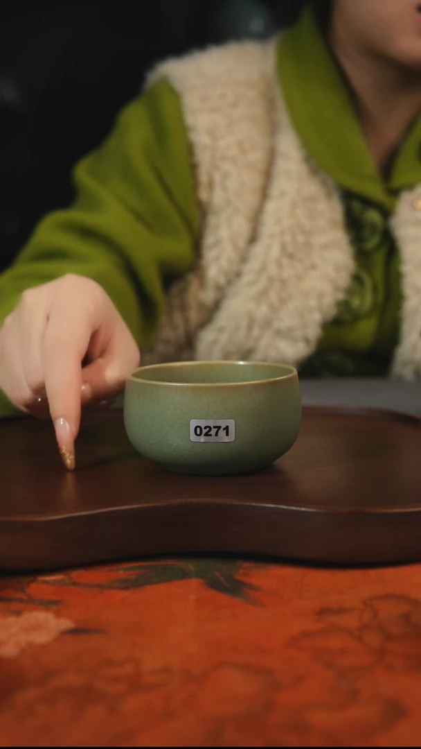 杯子瓷汝州原产地原矿仿古老釉q271