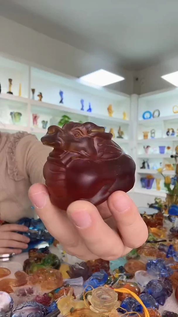 手工艺品琉璃小龙