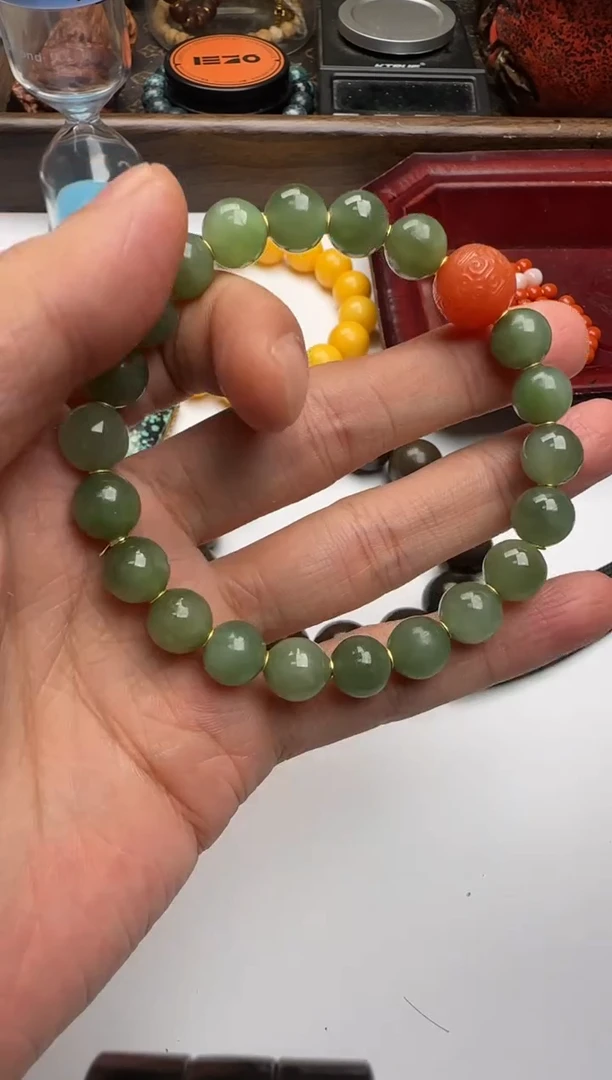 未镶嵌手串和田玉和田玉手串