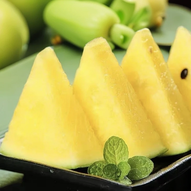 【邮政专属】冰淇淋黄心甜西瓜3.5斤皮薄有籽自然成熟西瓜超甜多汁