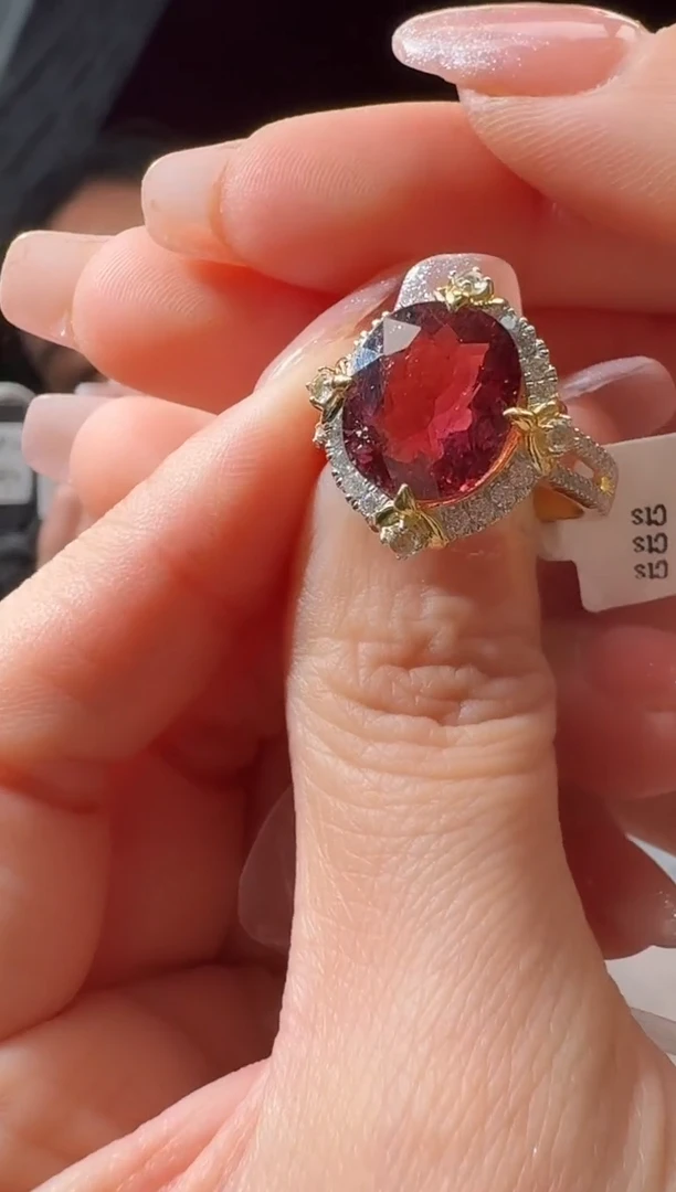 未镶嵌戒指碧玺6.27ct