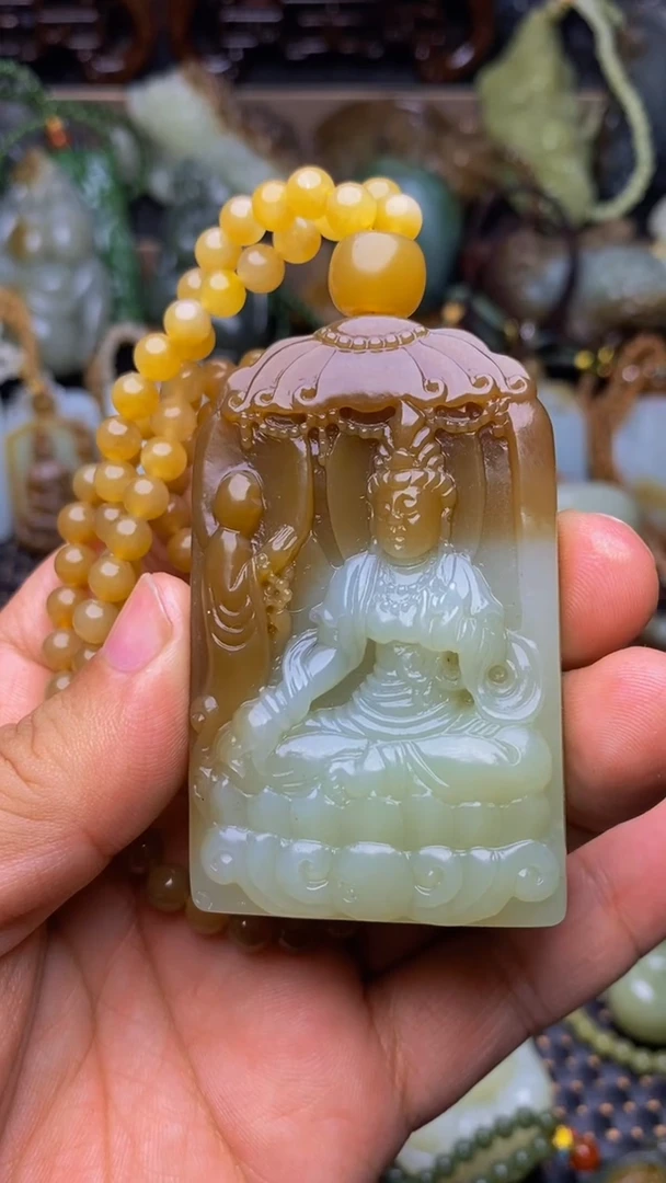 未镶嵌和田玉挂件北**狼1