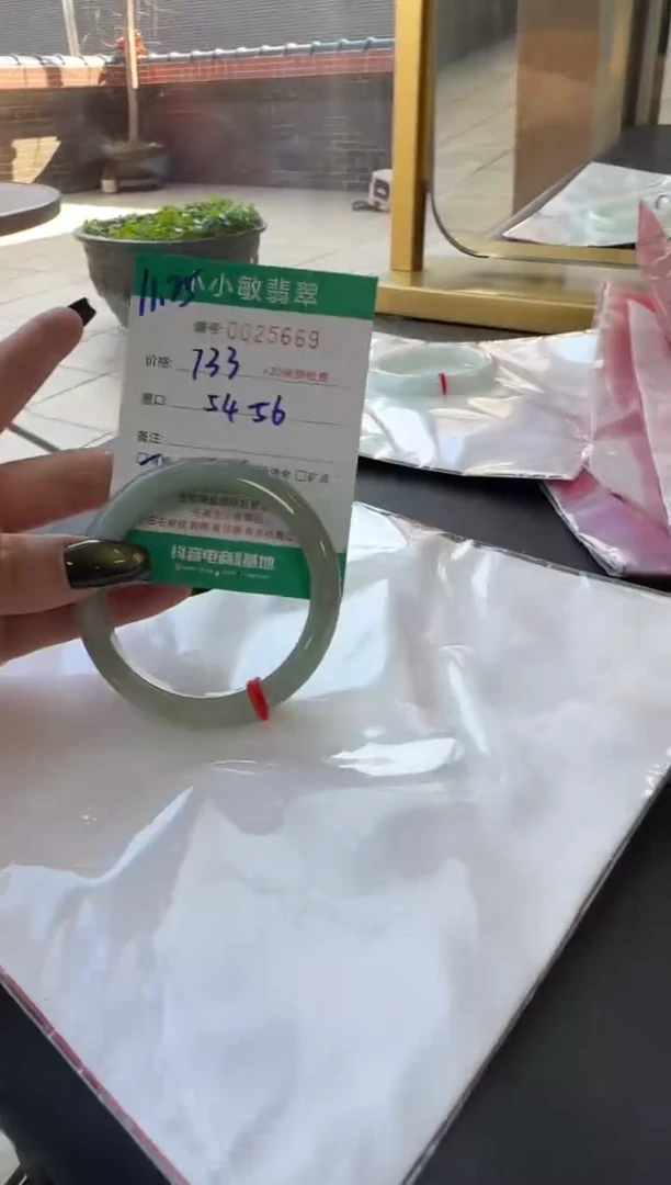 未镶嵌手镯翡翠A货手镯/微瑕