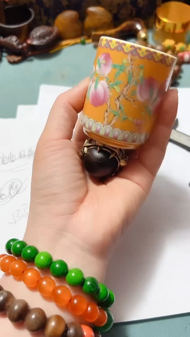 瓷片陶瓷杯子2475
