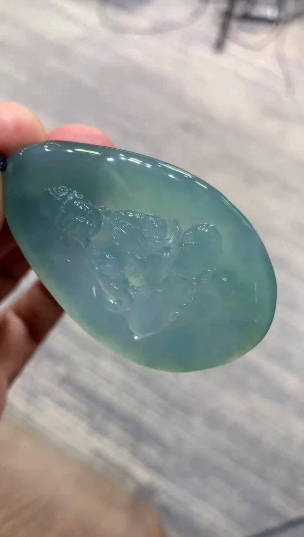 颈饰未镶嵌翡翠天然A货翡翠