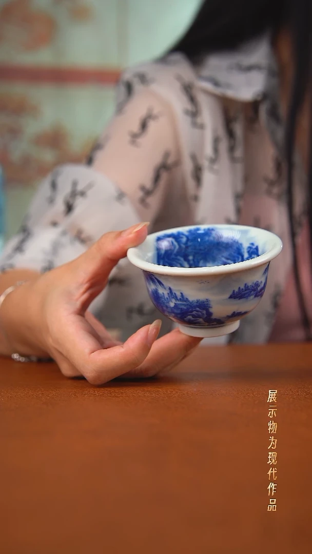 杯子景德镇手绘茶器