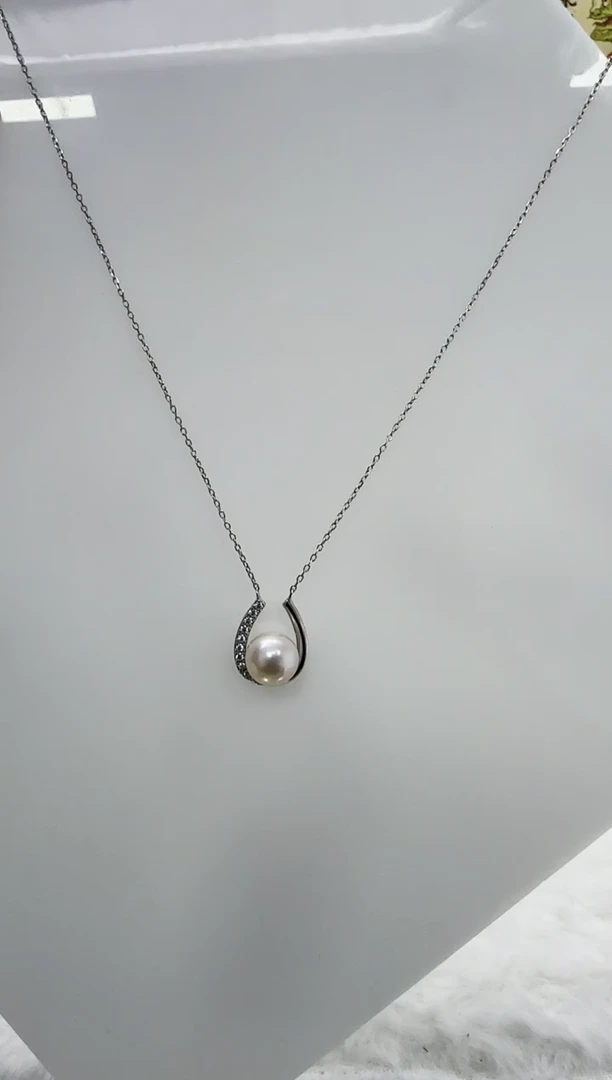 【闪购商品】淡水珍珠DA银S925镶嵌b620 吊坠10