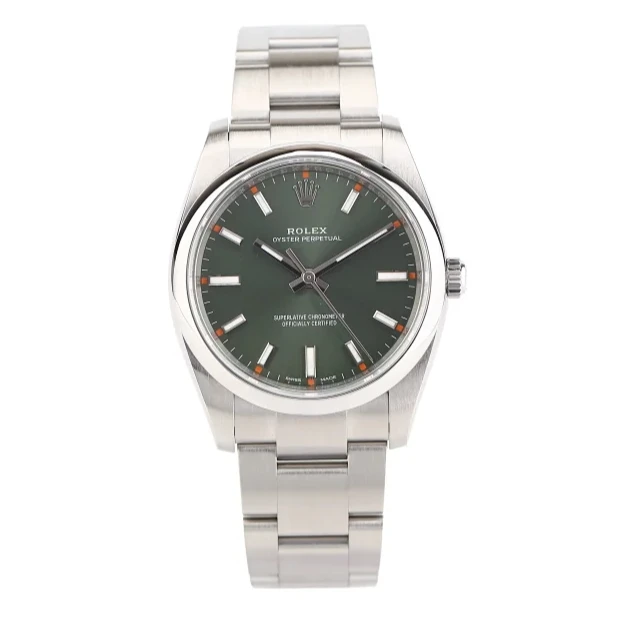 95新 Rolex/劳力士 礼尚往来114200卡19年劳力士男表0J117
