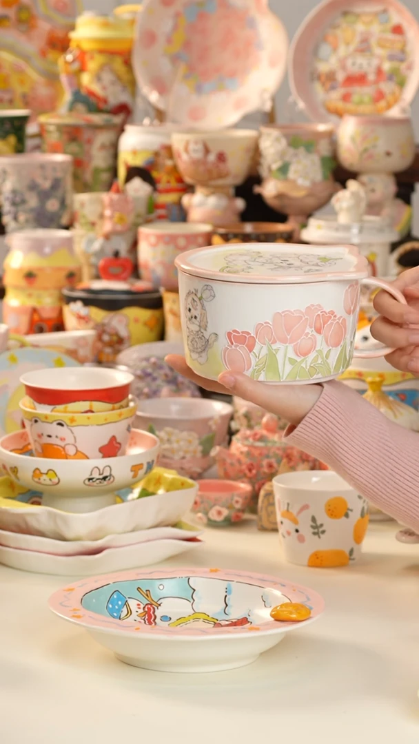 其他陶景德镇釉下彩手绘设计师款陶瓷