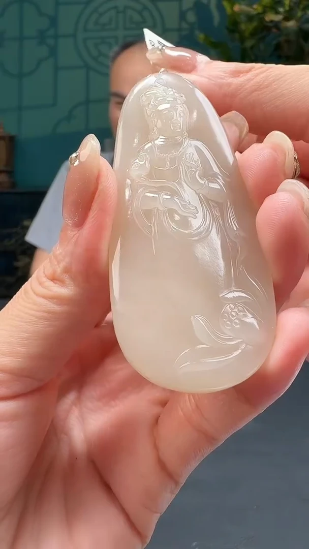 和田玉未镶嵌颈饰T56-多样性拍一发一