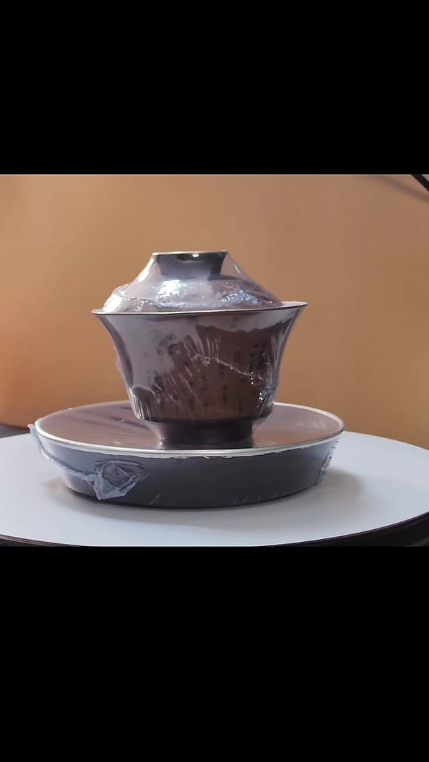 盖碗百福银内三才盖碗礼盒装