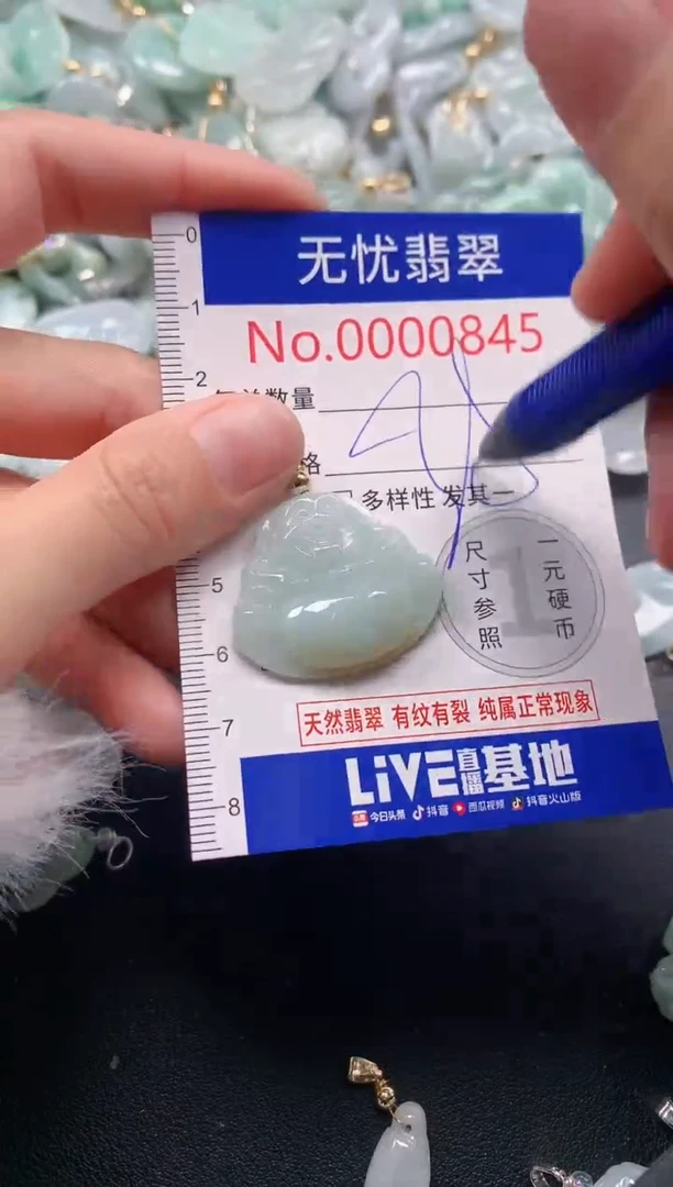 吊坠(不含链)未镶嵌翡翠845