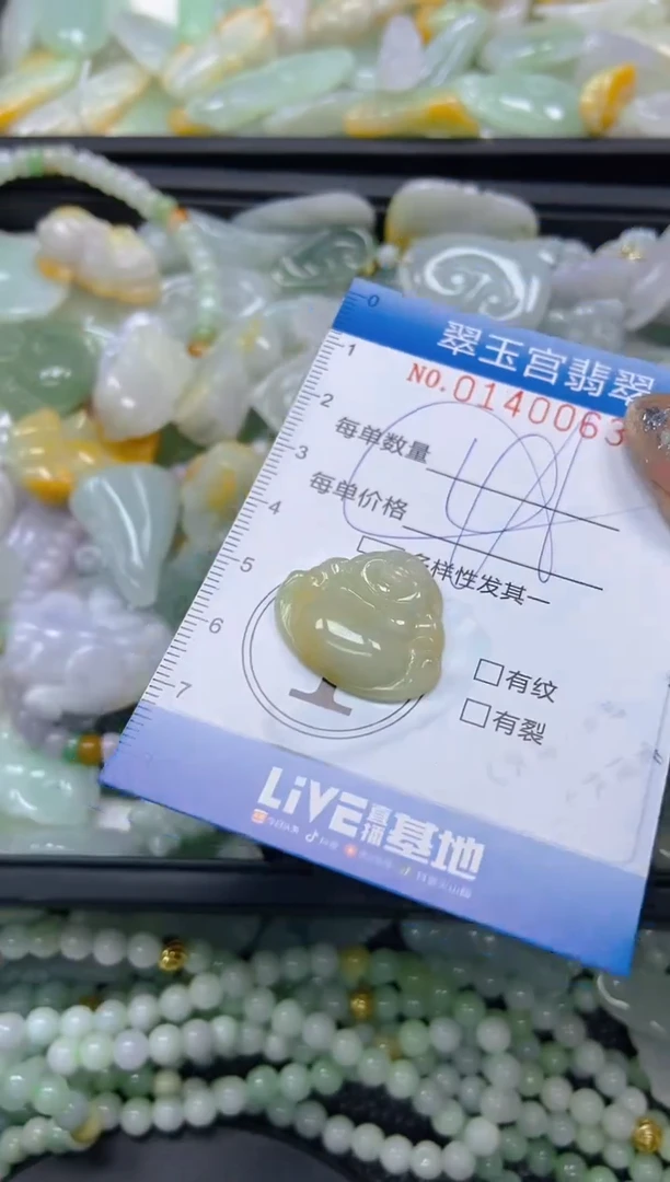 翡翠未镶嵌颈饰闪购0140063