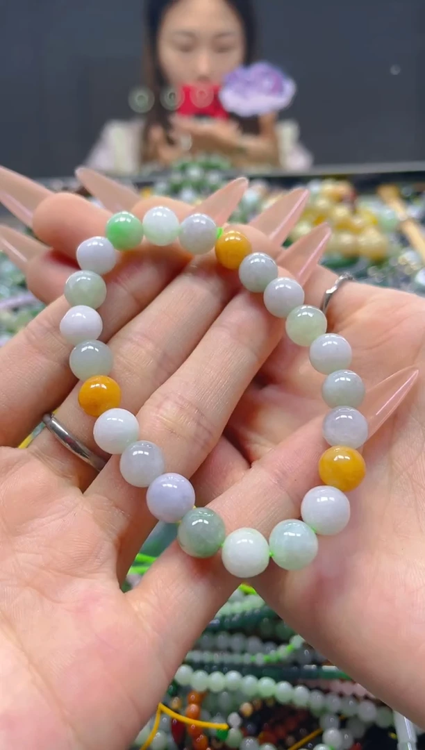 颈饰未镶嵌翡翠7MM