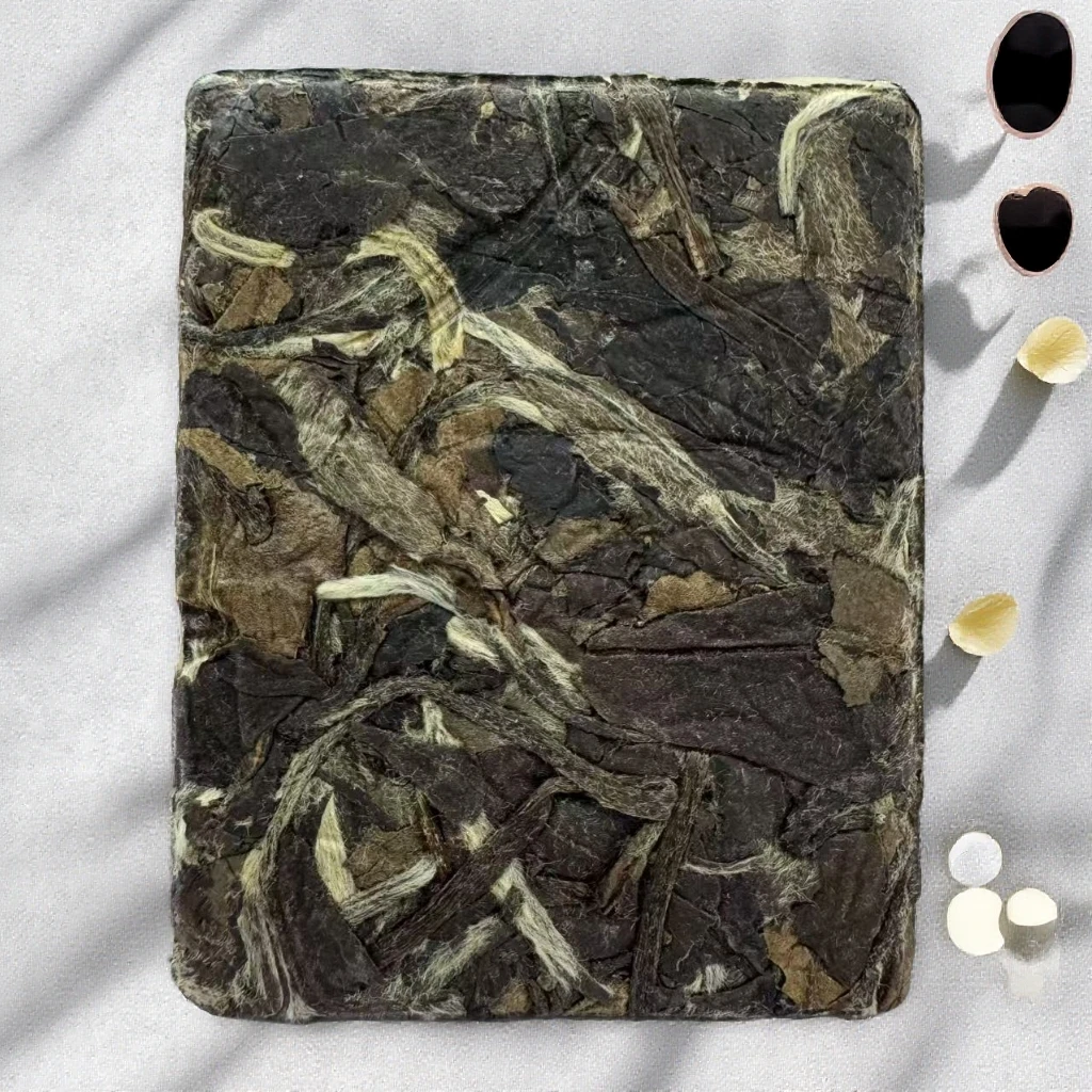 【闻江白】福鼎白茶·贡眉·2015·贡眉小方片·高山荒野·蜜香韵