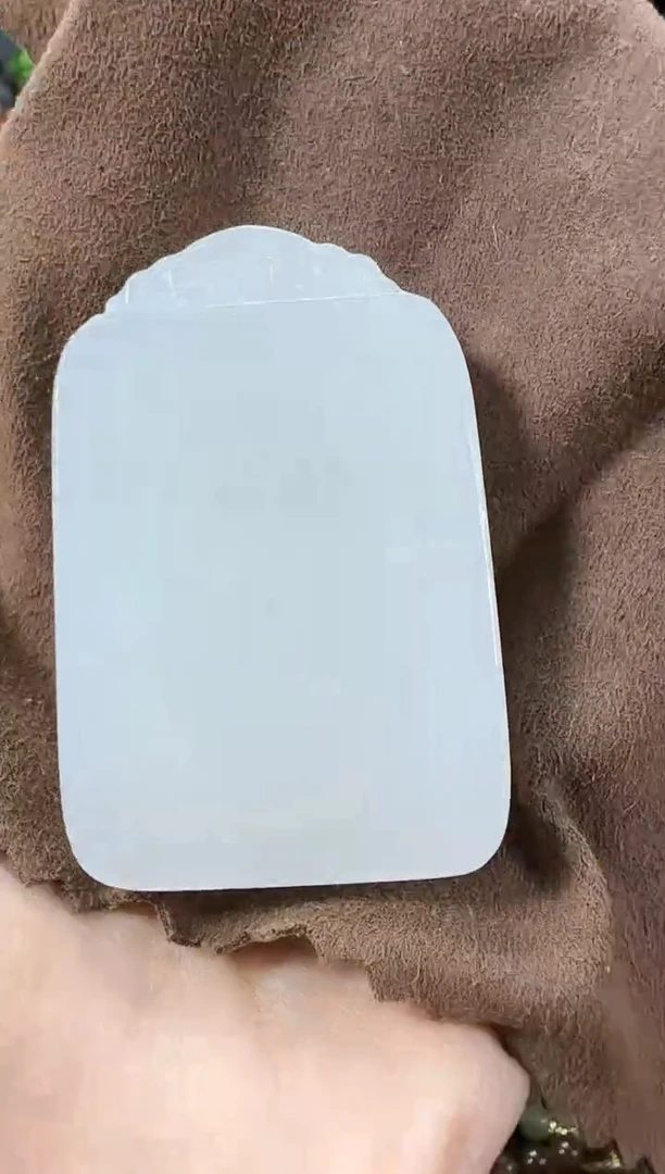 吊坠(赠链)未镶嵌和田玉Q6746无事牌多样性发货发其一