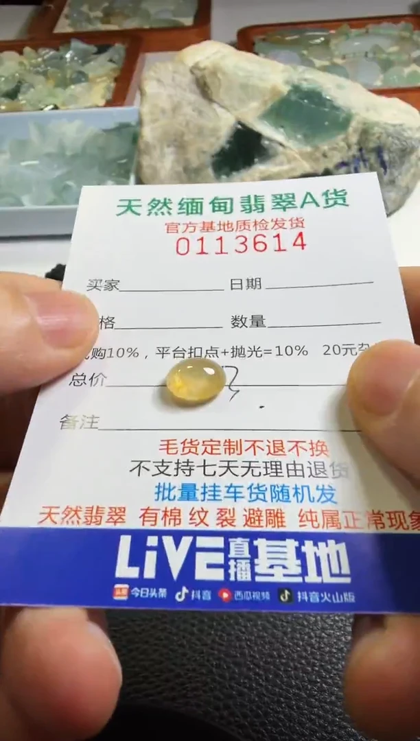 未镶嵌定制翡翠无**猪翡翠