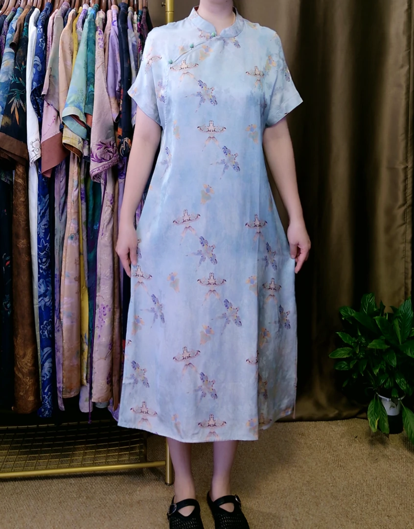【风筝】新中式女装新款爆款时尚连衣裙旗袍款女