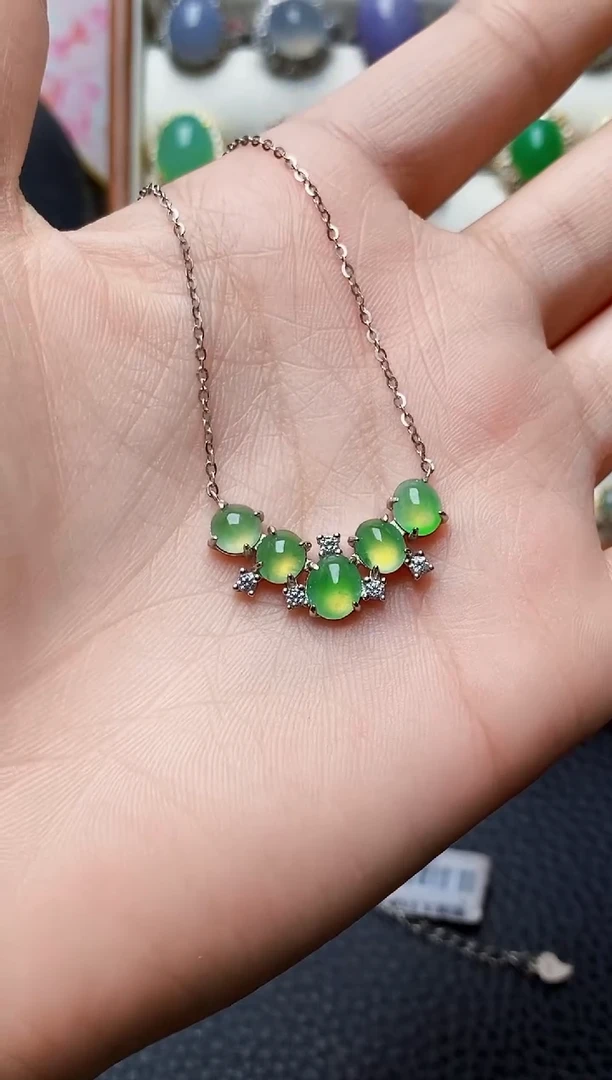 银S925镶嵌戒指翡翠3513