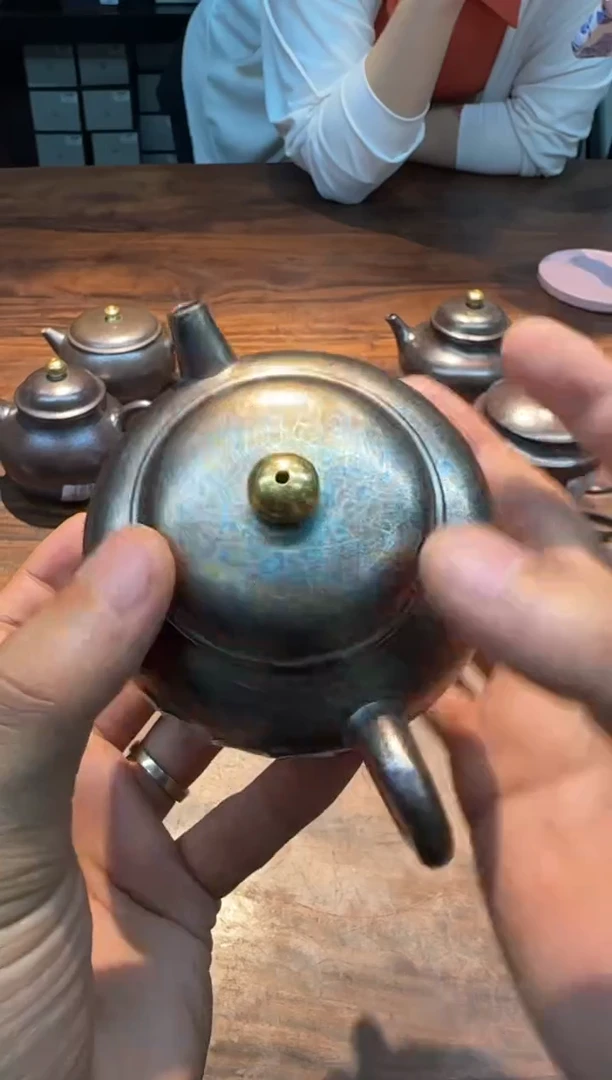 徐云 紫泥 清风壶（贝壳烧）