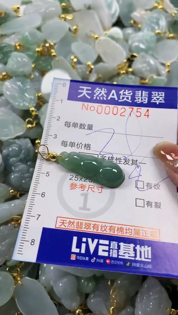 颈饰未镶嵌翡翠天然A货翡翠