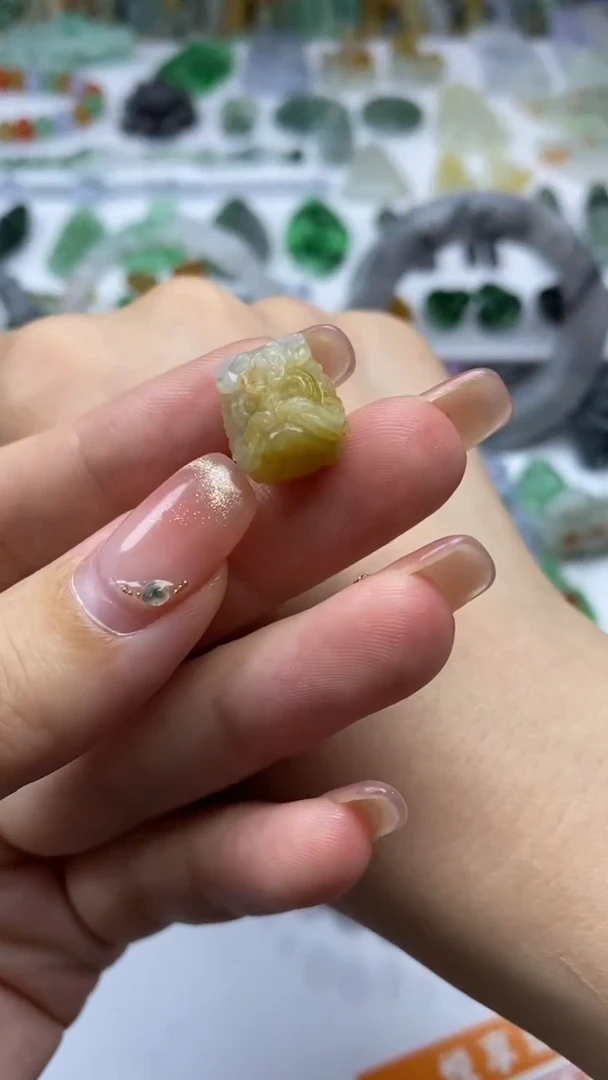 未镶嵌定制翡翠毛货定制不退不换