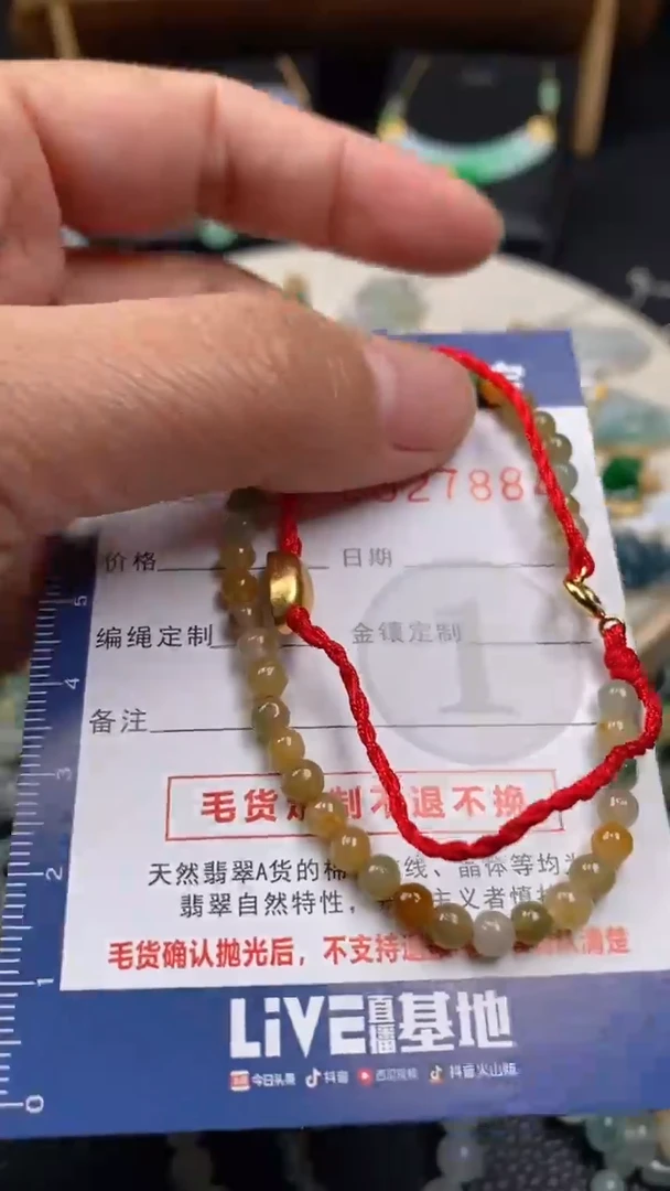 【闪购商品】翡翠颈饰未镶嵌多样性发其一27777