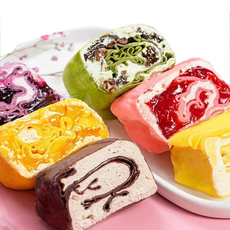 【5盒/9盒】网红毛巾卷草莓蓝莓芒果多口味下午茶零食130g