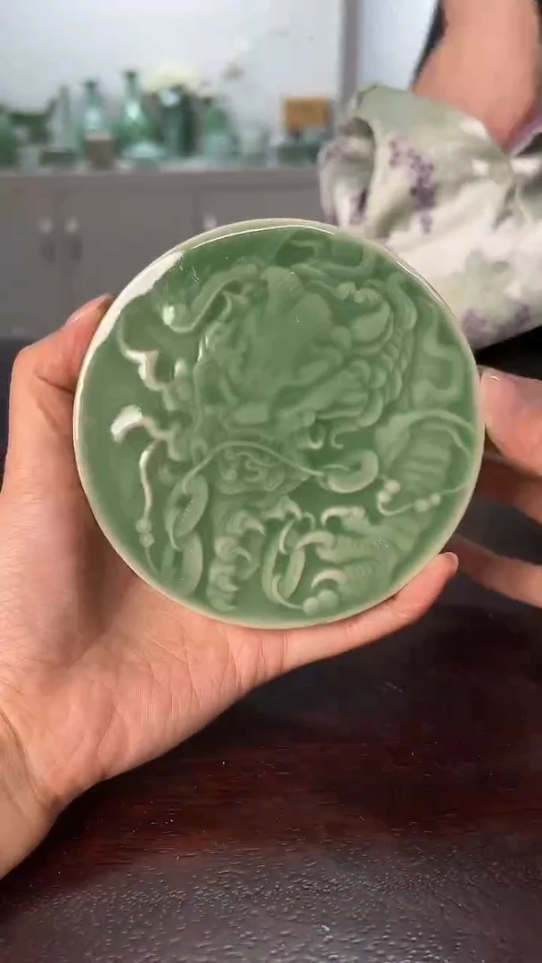 龙泉云间青瓷小米茶器