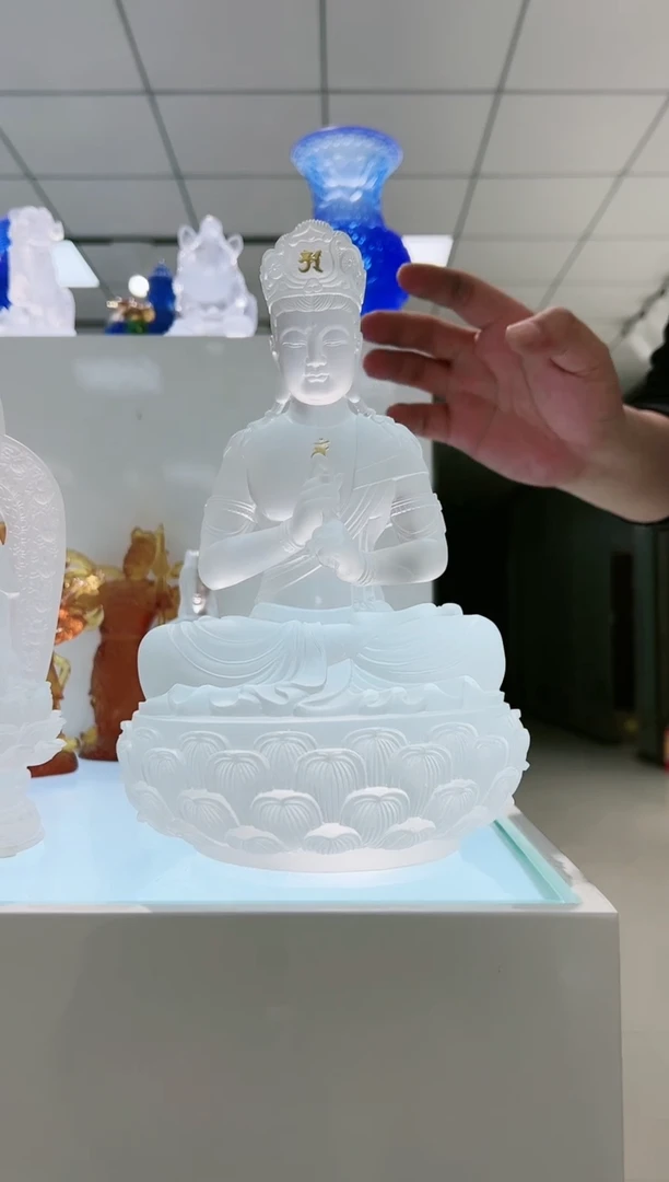 【闪购商品】茶宠古法琉璃大日如来