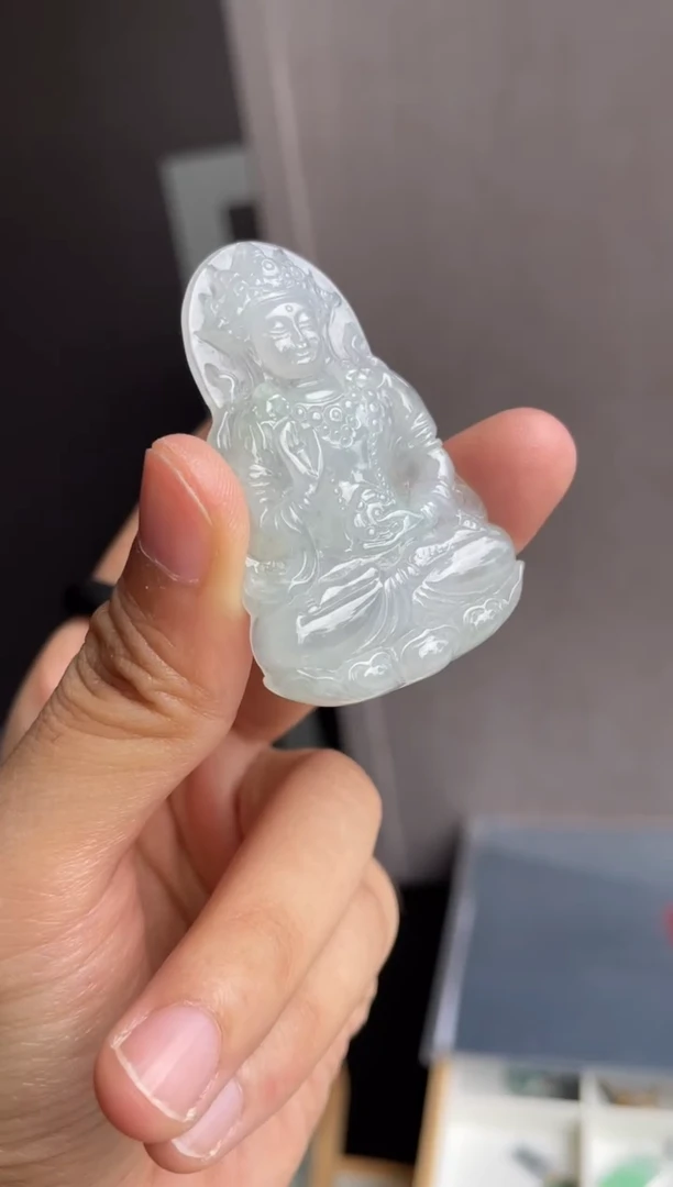 吊坠(不含链)未镶嵌翡翠天然缅甸A货翡翠