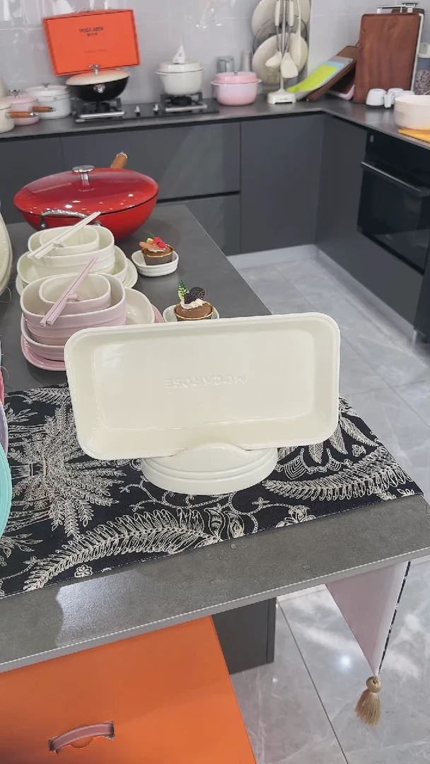 【闪购商品】瓷奶油白（11英寸）28cm炻彩鱼盘