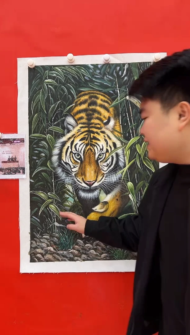 国画二郎油画展览精品