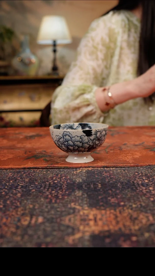 杯景德镇陶瓷杯碗柴烧多人