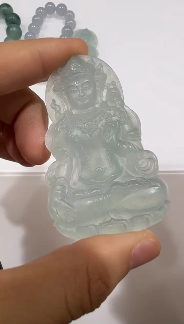 未镶嵌定制翡翠度母
