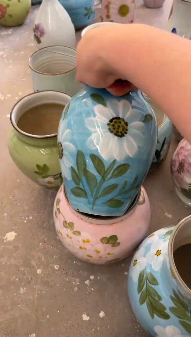 瓶瓷景德镇手绘陶瓷