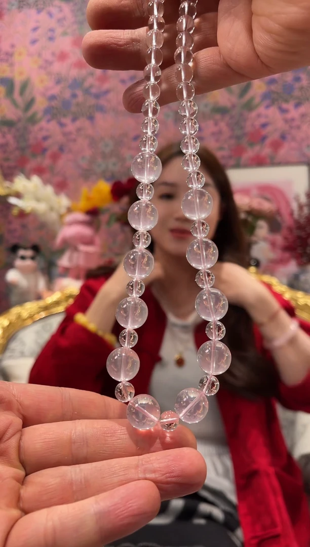 【闪购商品】水晶项链银S925镶嵌拼接款项链