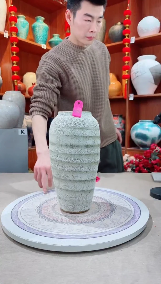 【闪购商品】瓶孤品 微瑕陶瓷花瓶 无花 a751