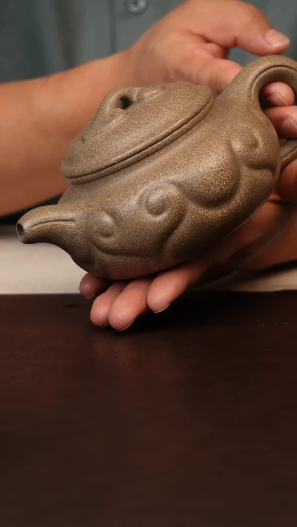 茶壶紫砂原矿紫砂青段大仿古